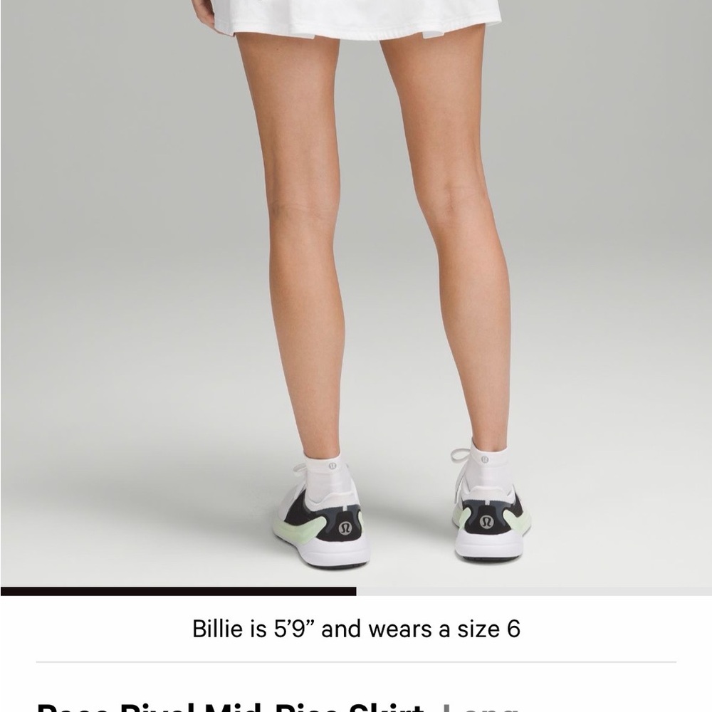 LULULEMON PACE RIVAL SKIRT SIZE 6 gently worn like new - Picture 7 of 7